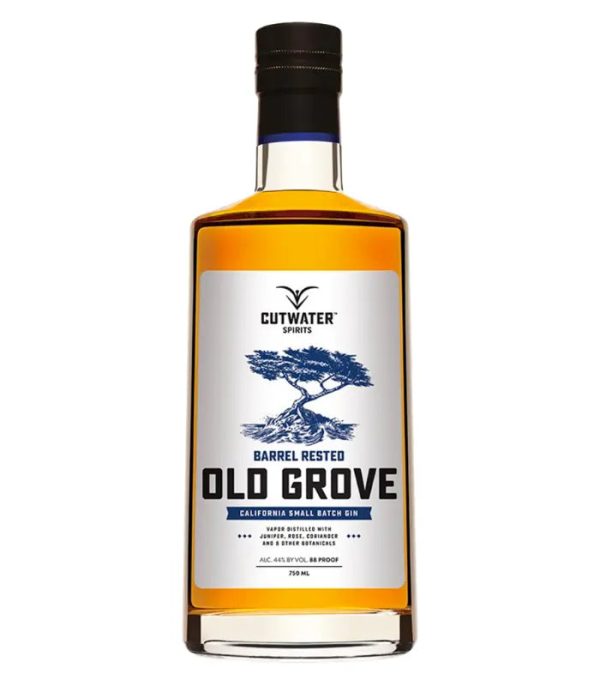 CutwaterBarrelRestedOldGroveSmallBatchGin750mL-1