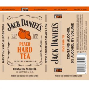 Jack Daniel's Country Cocktails Peach Hard Tea - Image 1
