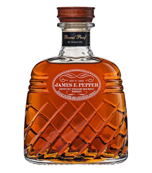 JamesE.PepperDecanterBarrelProofStraightBourbon750mL-1
