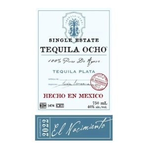 Tequila Ocho Single Estate Blanco El Nacimiento 2022
